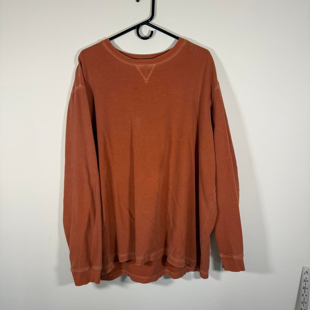 cherokee orange henley